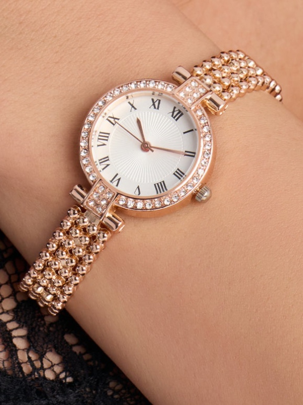 New Essential Rhinestone Metal Watch
- Rose Gold Sold By Fashion Nova